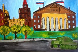 Скопенко Никита, 10 лет, Столица, б., гуашь, ВОДХГ, г. Волгоград