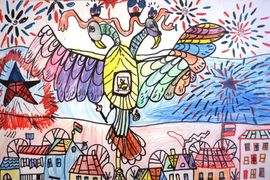 Туркин Сева, 6 лет, Наш Орел, б., смеш.техн., ВОДХГ, г. Волгоград