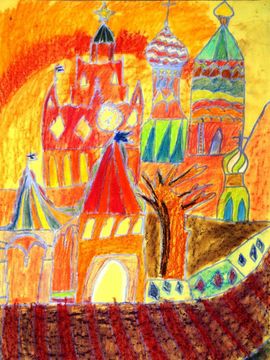 Туркин Сева, 8 лет, я был в столице нашей Родины, б., смеш.техн., ВОДХГ, г. Волгоград