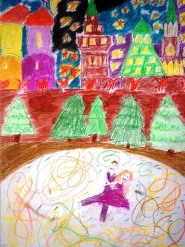 Шишлянникова Анастасия, 7 лет, Фигурное катание на Красной площади, б., воск.мел., ВОДХГ, г. Волгоград