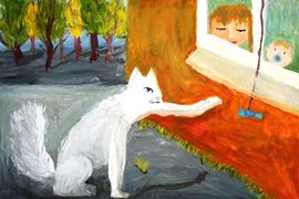 Пригарина Екатерина, 11 лет, Игра, б., гуашь, ДШИ №4, г. Дзержинск, Нижегородская обл.