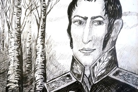 Глезденева Марина, 13 лет, Багратион, б., смеш.техн., Исилькульская ДШИ, Омская обл.