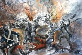 Демьянова Екатерина, 15 лет, Бой, б.,смеш.техн., Исилькульская ДШИ, Омская обл.