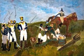 Мхитарян Диана, 15 лет, Война 1812 года, б.,гуашь, ДХШ №2, г.Липецк