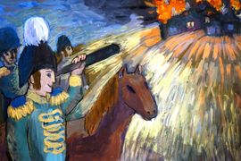 Окорокова Юлия, 12 лет, Наполеон, б.,гуашь, Исилькульская ДШИ, Омская обл.