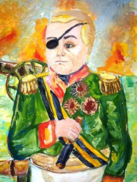 Патрикевич Дарья, 13 лет, Великий Кутузов, б.,гуашь, ДШИ, г.Новошахтинск, Ростовская обл.
