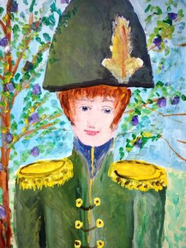 Пупкова Анна, 12 лет, Наполеон, б.,гуашь, ДШи, г.Новошахтинск, Ростовская обл.