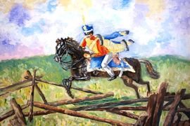 Садыкова Зухра, 15 лет, Срочное донесение, б.,гуашь, ДШи, г.Новошахтинск, Ростовская обл.
