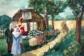 Санюк Мария, 16 лет, Проводы гусара, б.,гуашь, Исилькульская ДШИ, Омская обл.