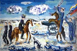 Хорошевская Юлия, 12 лет, Сражения, б.,гуашь, Называевская ДШИ, Омская обл.
