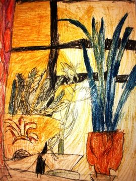 Лебедева Елена, 6 лет, Натюрморт, б., пастель, ВОДХГ г. Волгоград