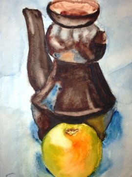 Никифоров Дмитрий, 10 лет, Натюрморт, б., акварель, ДХШ, г. Волжский, Волгоградская обл.