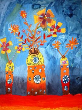 Оргиенко Дмитрий, 6 лет, Натюрморт, б., гуашь, ВОДХГ г. Волгоград