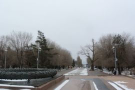 Площадь Павших Борцов( вид в сторону Волги)