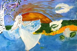 Меринова Диана, 10 лет, Одолень трава Б. Лощилин, б., смеш. тех., ДШИ, г. Дубовка