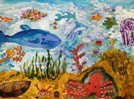 Круглов Илья, 8 лет, б., гуашь, ЦДТ Дзержинского района