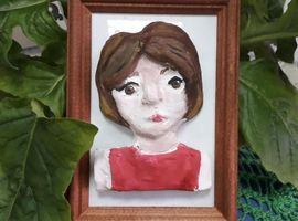 Телегина Анастасия, 11 лет. Мама. Барельеф. Нижегородская обл., п.Пильна 