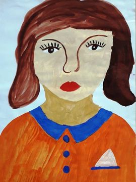 Маркелов Алексей, 8 лет. Моя мама. Гуашь. Нижегородская обл., п.Пильна