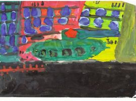 Гаврилов Алексей, 6 лет,  акварель, Военная тема