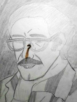 Виктор Яворский, 14 лет, Портрет, б., карандаш