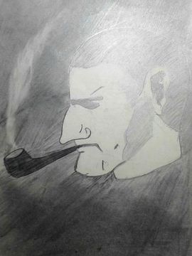 Виктор Яворский, 14 лет, Шерлок Холмс, б., карандаш