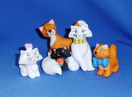 Козлова Ирина, Коты аристократы. Глиняная игрушка. Нижегородская обл., п.Пильна. ЦДТ