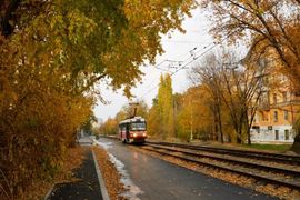 Воронина Л.В. Трамвай на ул. Кузнецова.