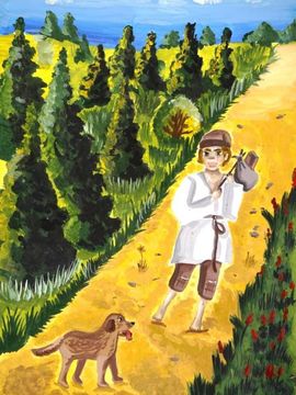 Быкадорова Мария, 11 лет, «Школьник», б., гуашь, преп. Шелихова Н.Е.