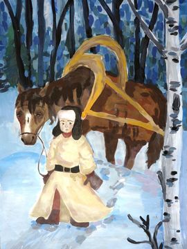 Стернева Софья, 12 лет, «Мужичок с ноготок», преп. Максимов В.П.