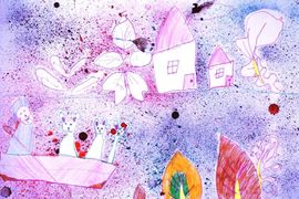 Кипарисова Карина, 6 лет, «Спасите бедного зайчонка», б., смеш. тех., преп. Израйльтенко Р.Р.