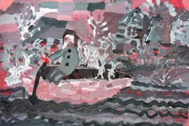 Степанова Полина, 8 лет, «Запрыгивай, ребята», б., гуашь, преп. Голохвастова Т.Г