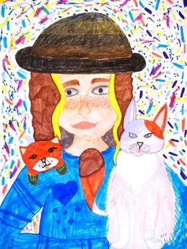 Маринина Елизавета, 11 лет, «Амилия и Максисус», б., маркеры, ВОДХГ, г. Волгоград 