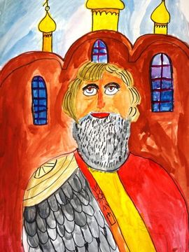 Паслён Анастасия, 8 лет, «Александр Невский», б., смеш. тех.,  преп. Ковешникова Т.В.