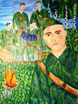 Духанина Алёна, 11 лет, Минута тишины, г. Пенза, Дипломант