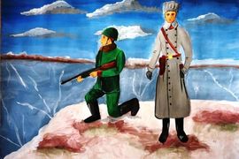 Ерочкина Диана, 11 лет, На страже Отечества!, Волгоградская обл., р.п. Городище, Лауреат III степени