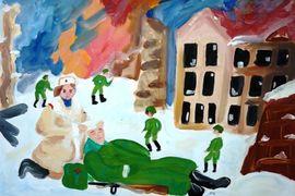 Корнейчук Ульяна, 10 лет, Они сражались за Родину, Архангельская обл., п. Конош, Дипломант