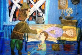 Овчинникова Эвелина, 11лет, Дни и ночи, Омская обл., с. Лузино, Дипломант