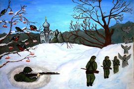 Поляничко Полина, 14 лет, Летела с фронта похоронка, Волгоградская обл., г. Николаевск, Дипломант