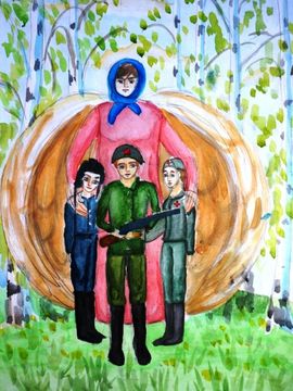 Шмал Ангелина, 12 лет, Мать, Волгоградская обл., р.п. Рудня, Дипломант