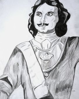 Цухникиди Анастасия, 14 лет, «Планы на будущее», б., карандаш, ДШИ, р.п. Даниловка