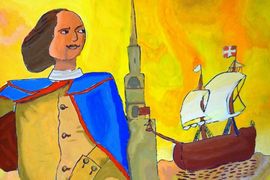 Какорин  Георгий, 13 лет, «Пётр I», б., смеш. тех., ЦДТ, г. Биробиджан