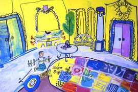  Паранюшкина Валентина, 10 лет, «Детство Петра», тон. б., смеш. тех., центр «Истоки», г. Волгоград