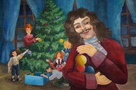  Кузьменко Софья, 13 лет, «Новая традиция», б., гуашь, ДШИ, г. Невинномысск