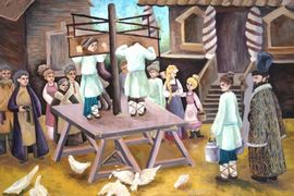  Высоколян Валерия, 12 лет, «Наказание», б., гуашь, ДШИ, г. Невинномысск