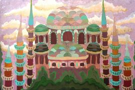 Ничкова Мария, 17 лет, «Восточный город», б., гуашь, ДШИ, с. Лузино, Омская обл.