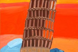 Беликова Евгения, 10 лет, «Пизанская башня», б., гуашь, ВОДХГ, г. Волгоград