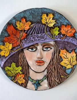 Маликова Анна, 14 лет, Госпожа Осень,  папье – маше, самотвердеющая масса, преп. Просветина Н. И.