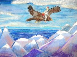 Чулков Дмитрий, 11 лет, Айболит, тон. б., пастель, преп. Иваничкина Т. Г.