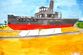 Мальцева Дарья, 13 лет, «Гаситель», б., гуашь, ККИО Советского района, г. Волгоград