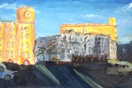 Плешакова Алёна, 12 лет, «Была война», б., масло, ЦДТ, изостудия «Арт-мотив», ЦДТ, г. Урюпинск